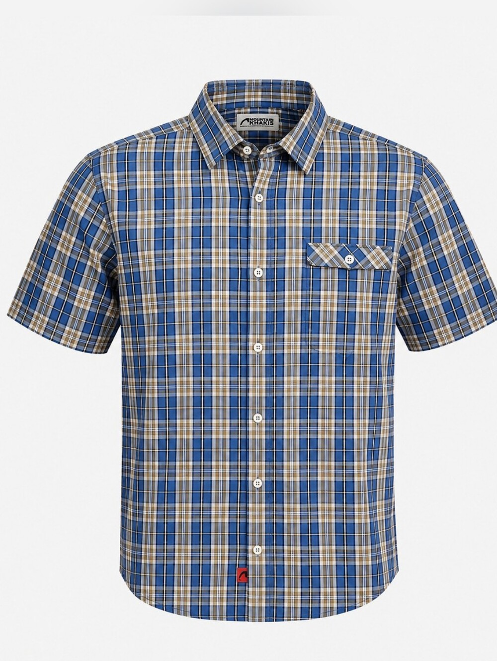 Mountain Khakis Plaid Short-Sleeve Button-Up Shirt -‎ Lightweight Casual